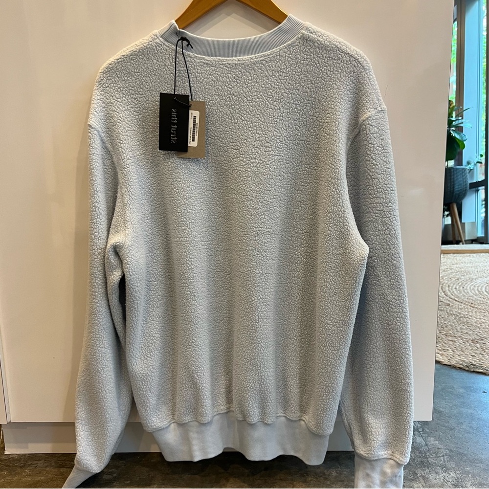 NWT Strut this Mason Sweatshirt XS light blue - Picture 6 of 6
